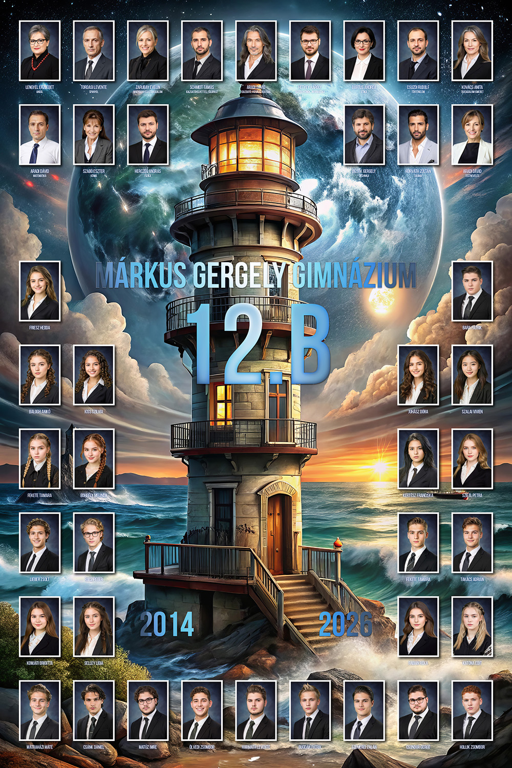 osztálytabló: világítótorony