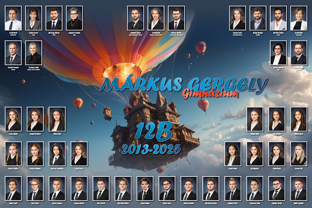 Tabló: Repülő iskola